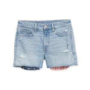 OLD NAVY High-Waisted O.G. Americana Cut-Off Jean Shorts 8 NWT